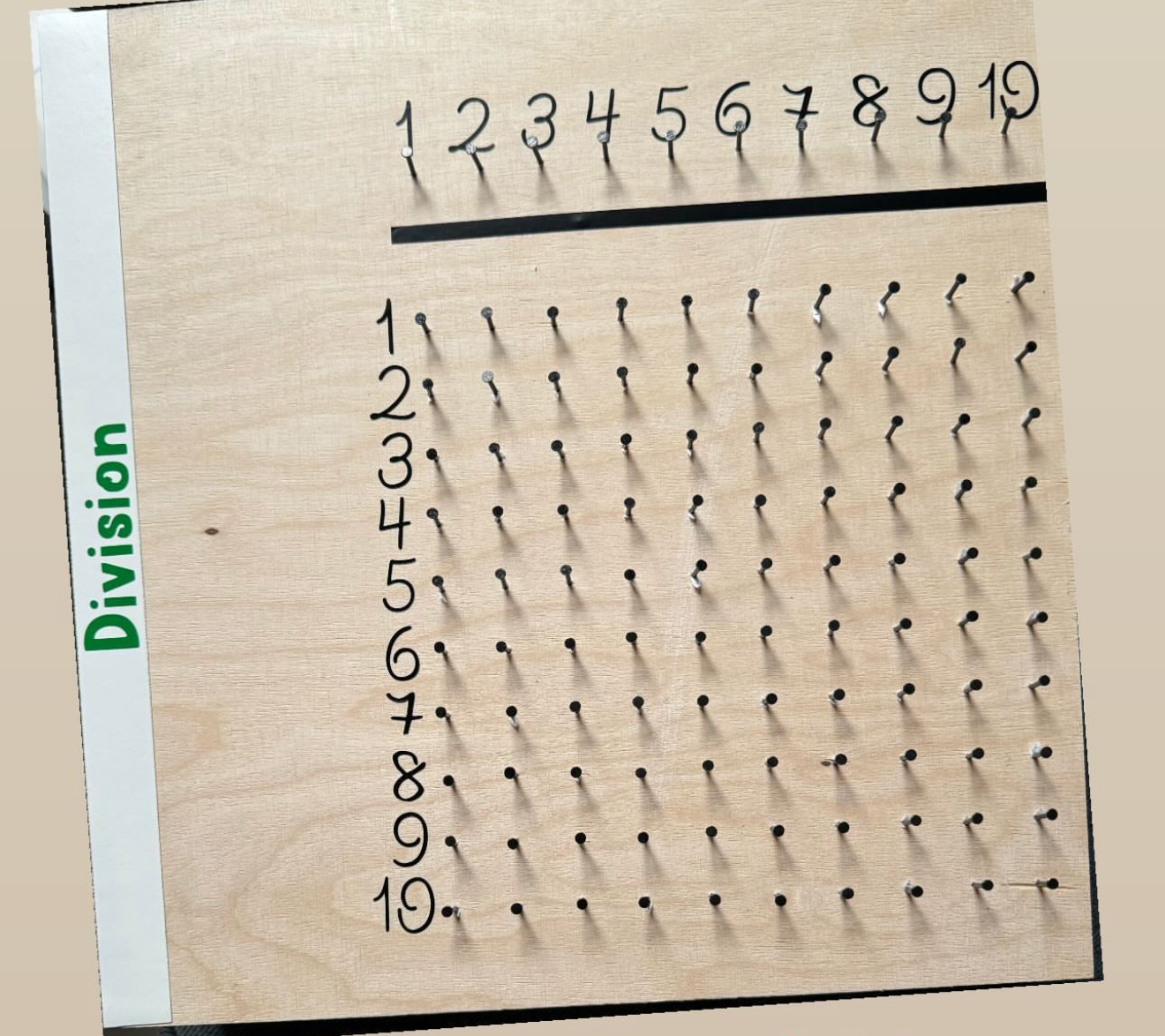Divisionsbrett: Mathe für Schüler anschaulich gestalten